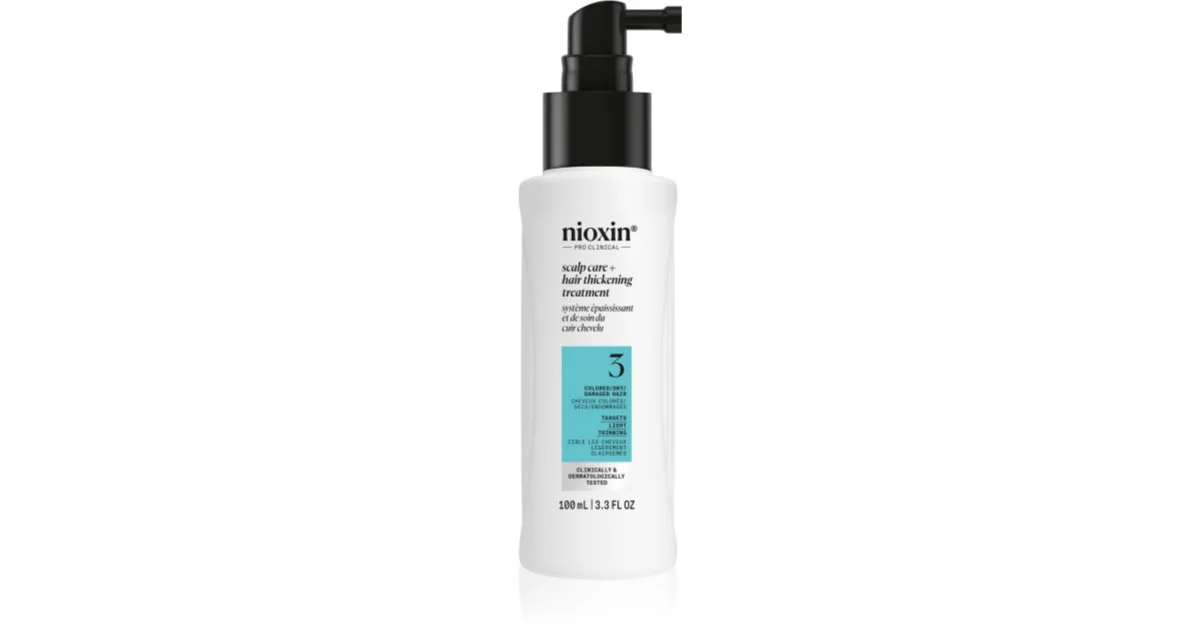 Nioxin System 3 - Siero Densificante - Capelli tinti e danneggiati con lieve indebolimento 100 ml