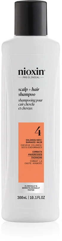 Nioxin System 4 - Shampoo - Capelli Tinti e Danneggiati con Indebolimento Avanzato 300 ml