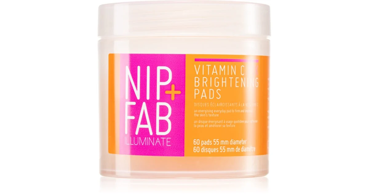 NIP+FAB Vitamin C Fix dischetti detergenti illuminante 60 pezzi