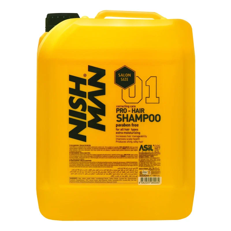 Nishman Pro Shampoo senza parabeni 5l