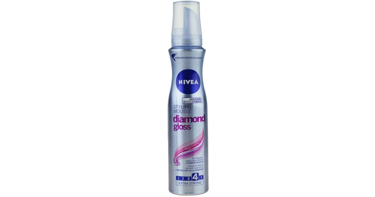 NIVEA Diamond Gloss fissante in mousse 150 ml