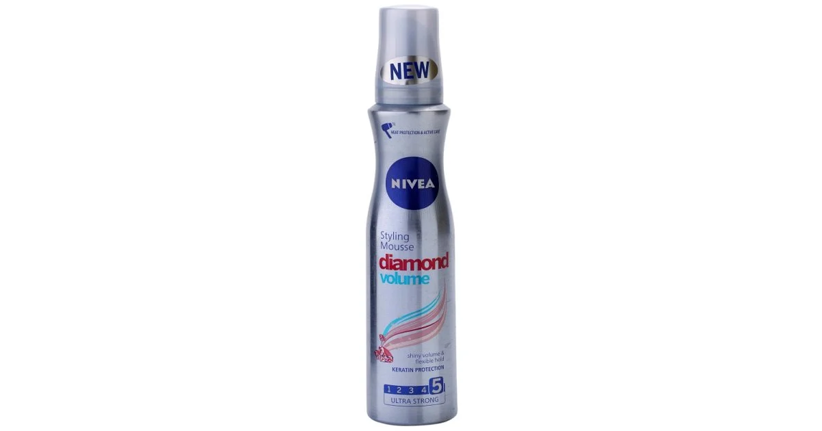 NIVEA Diamond Volume fissante in mousse per volume e brillantezza 150 ml