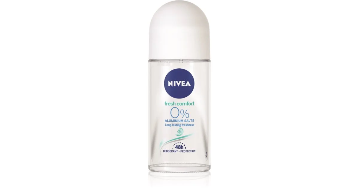 NIVEA Fresh Comfort deodorante roll-on senza sali di alluminio 48 ore 50 ml
