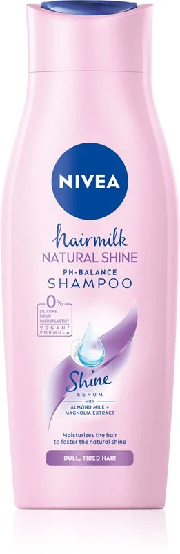 Shampoo curativo con proteine del latte e della seta per capelli lucenti senza lucentezza Latte per capelli lucentezza (shampoo per la cura) - Volume: 400 ml