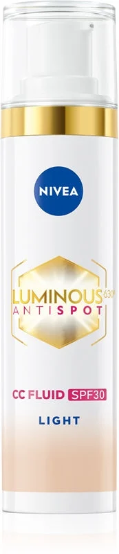 Nivea Cellular Luminous630 SPF 30 - CC cream 40 ml chiara