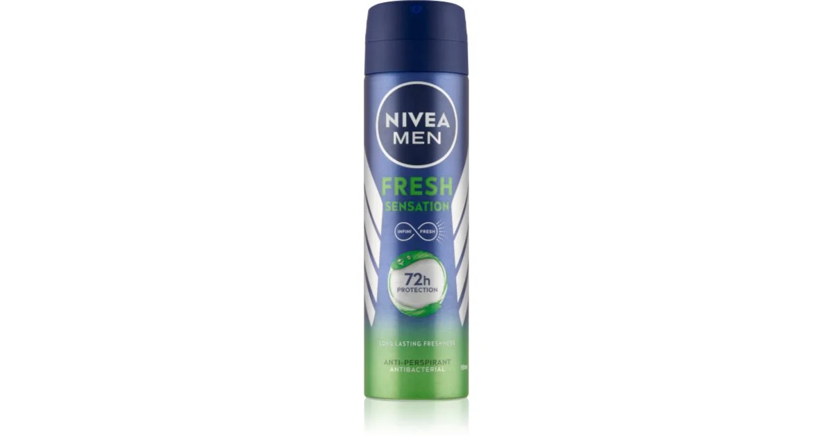 NIVEA MEN Fresh Sensation antitraspirante spray 72 ore per uomo 150 ml