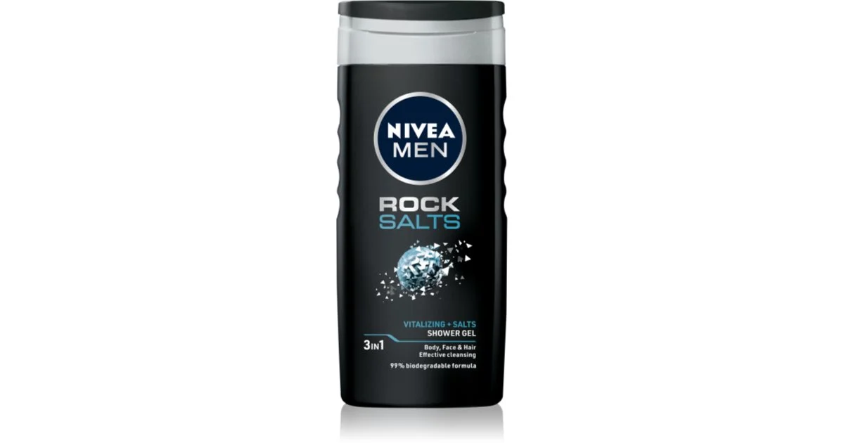 Nivea Male Rock Salt gel doccia 250ml