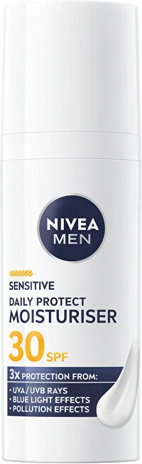 Nivea Crema giorno idratante uomo SPF 30 Men Sensitive (Daily Protect) 50 ml