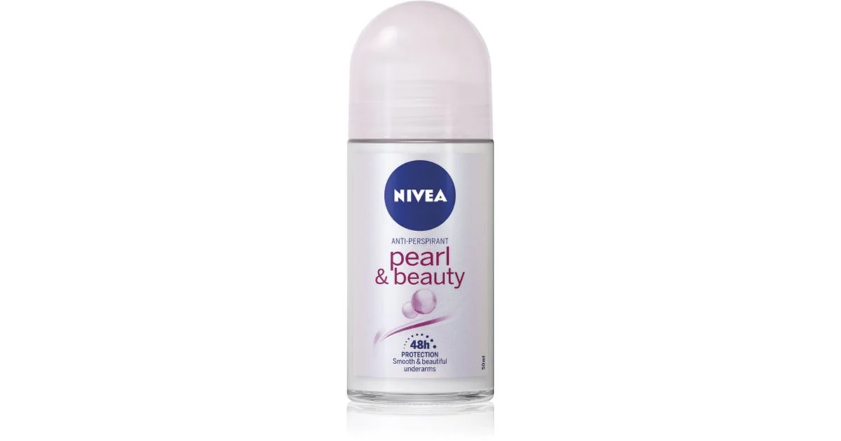 NIVEA Pearl & Beauty antitraspirante roll-on da donna 48h 50 ml