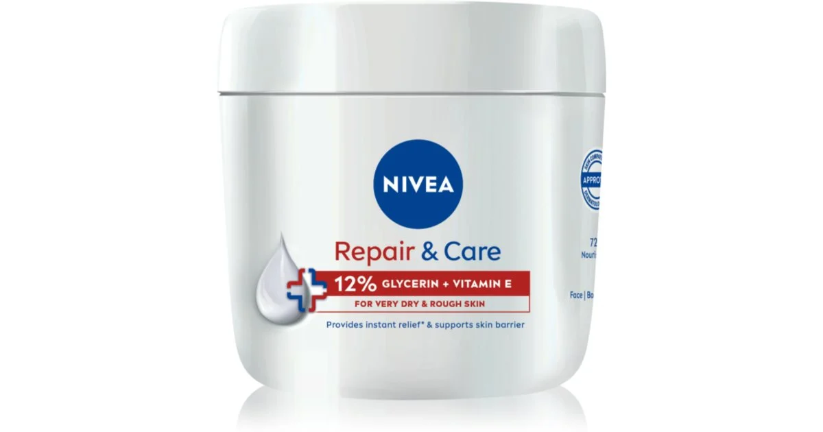 NIVEA Repair & Care crema nutriente rigenerante per pelli secche 400 ml