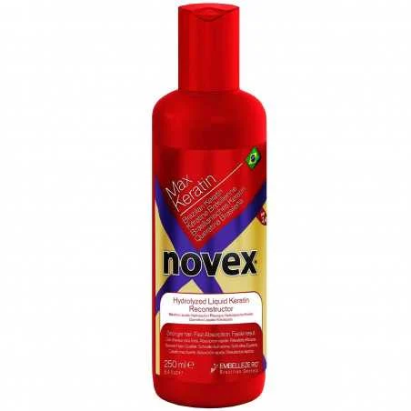 NOVEX Cheratina Brasiliana, Ricostruttore di cheratina liquida idrolizzata, 250 ml