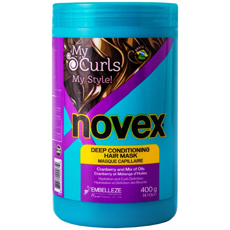 NOVEX My Curls, Maschera per capelli ad azione intensiva, 400 g