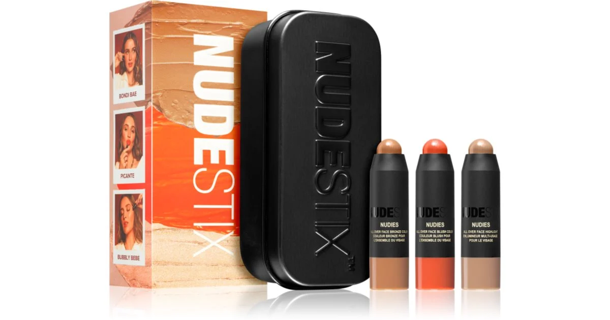 Nudestix Set Beachy Nudes - Set regalo di cosmetici decorativi