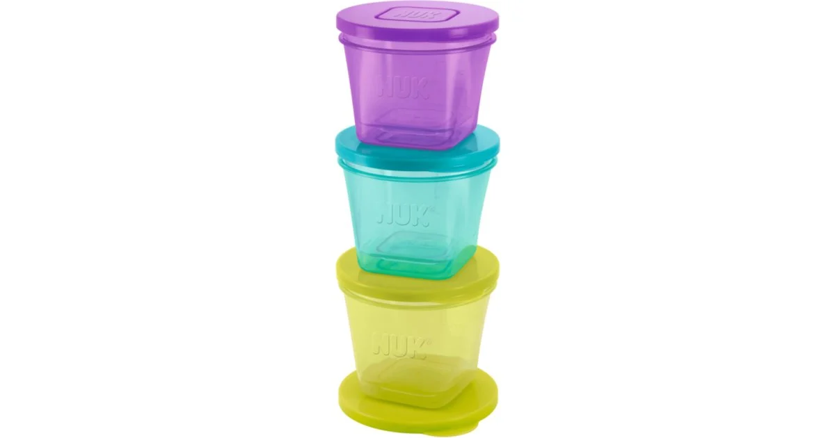 NUK Food Pots porta-merenda per bambini 6 pezzi