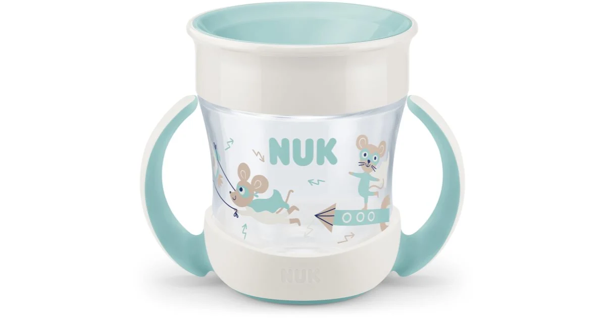 NUK Magic Mini tazza con maniglie 6mesi+ verde 160 ml