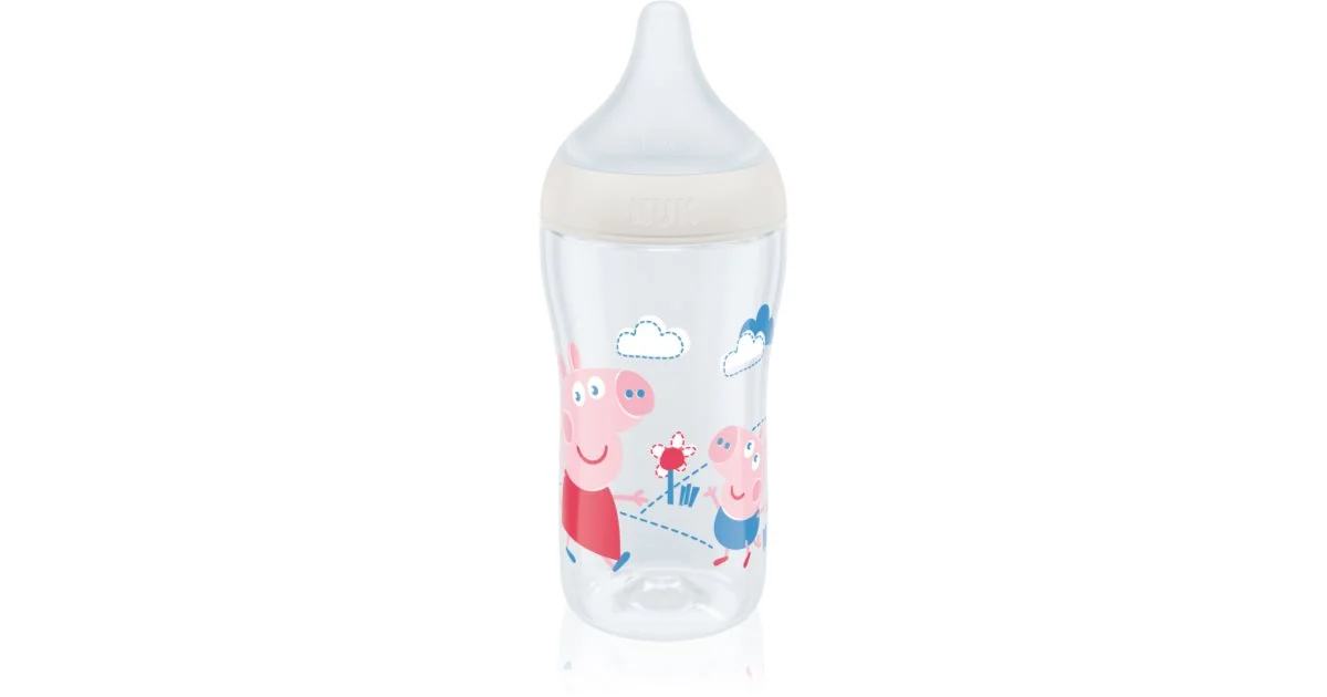 NUK Perfect Match Peppa Pig bottiglia con controllo della temperatura 3mesi+ 260 ml