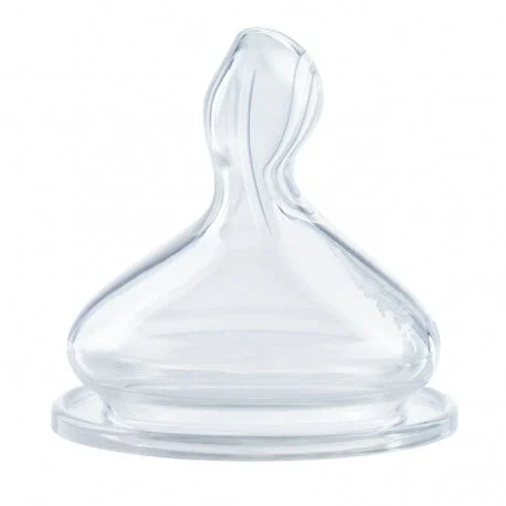 Nuk set di 2 tettarelle Silicone dimensione 2 6-18 mesi di foratura media