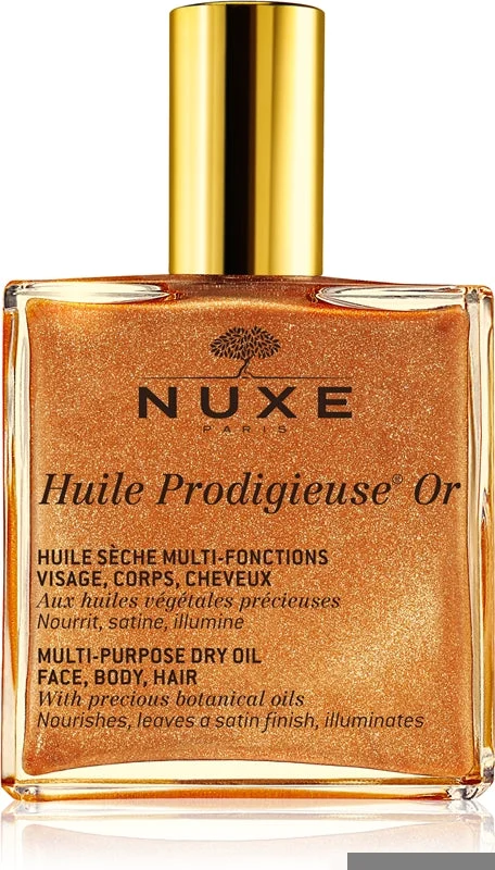 Nuxe Huile Prodigieuse Gold Olio secco multifunzionale effetto illuminante 100 ml