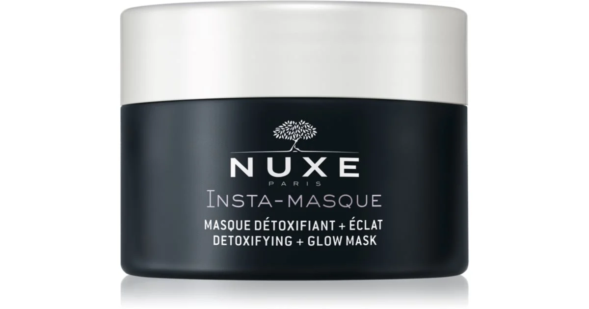 Nuxe Insta-Maschera Disintossicante + Luminosità Rosa & Carbone 50ml