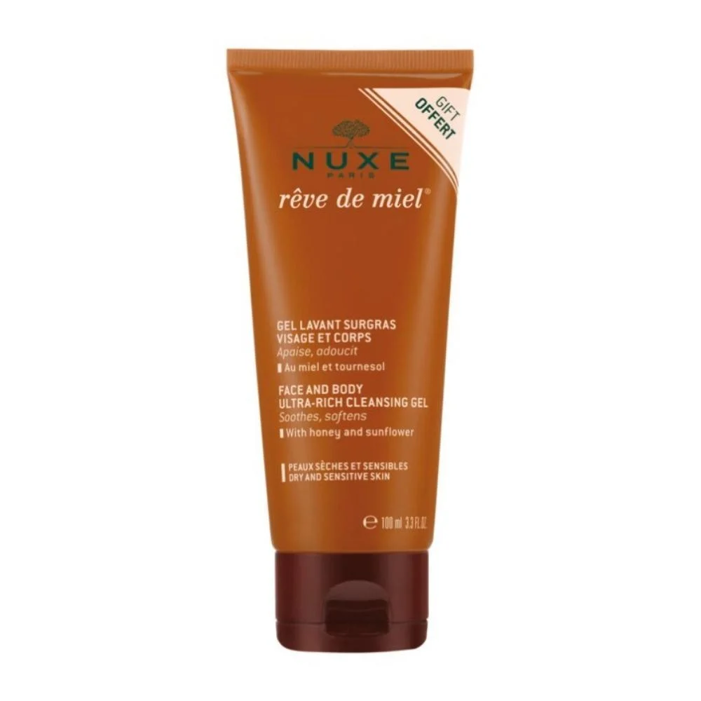 Nuxe Reve de Miel Ultra Ricco Gel Detergente per il viso 100 ml