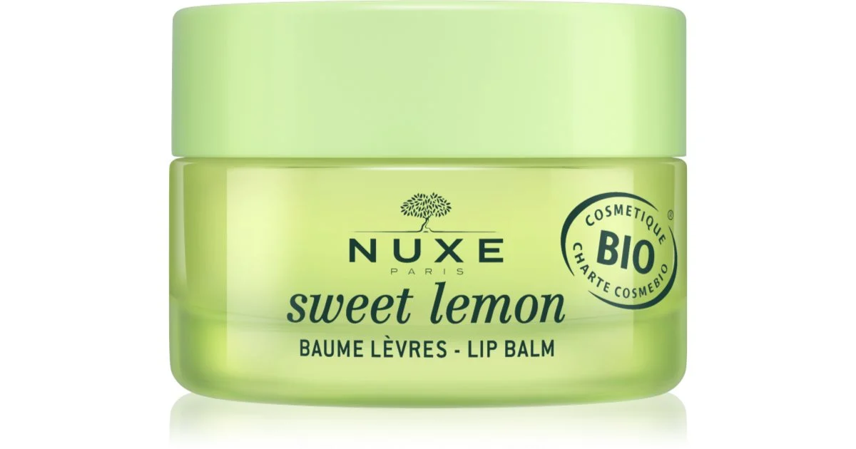 Balsamo per labbra BIOLOGICO Nuxe Sweet Lemon 15g