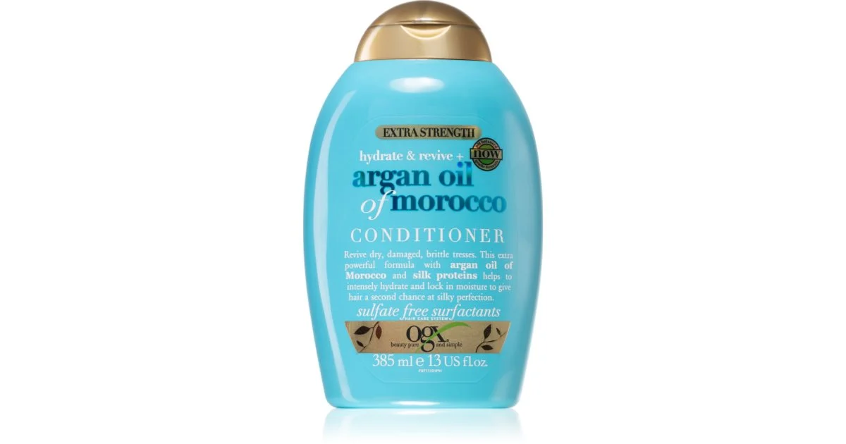 OGX Argan Oil Of Morocco Extra Strenght balsamo rigenerante per capelli rovinati 385 ml