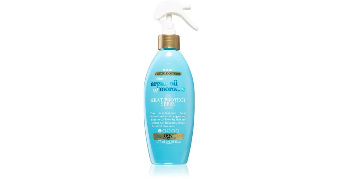 OGX Argan Oil Of Morocco spray protettivo per un'asciugatura rapida 177 ml