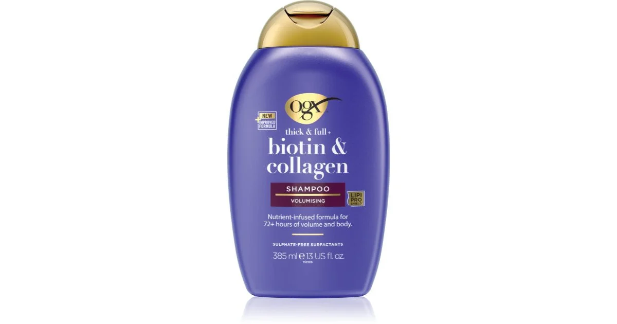 OGX Biotin & Collagen shampoo addensante per il volume dei capelli 385 ml