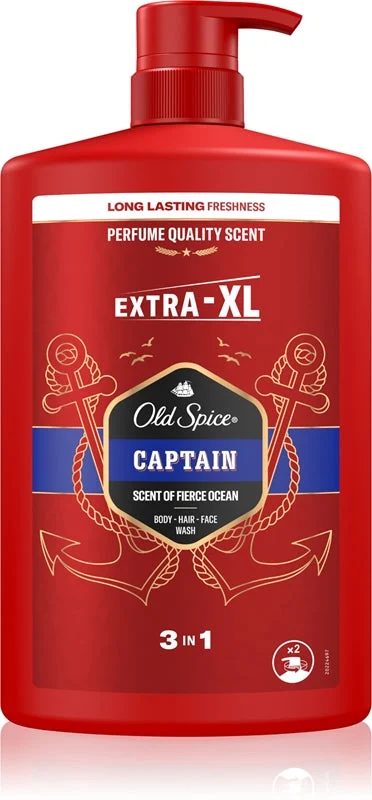 Old spice Captain Gel doccia + Shampoo - 1000ml