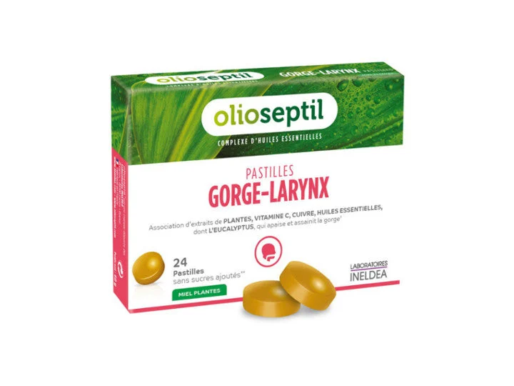 Olioseptil Gola Laringe Pastiglie Miele Piante x24