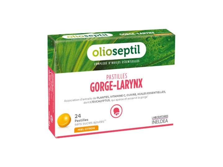 Olioseptil Gola Laringe Pastiglie Miele Limone x24