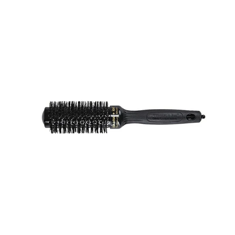 Spazzola tonda Olivia Garden Expert Blowout Shine nera 35 mm