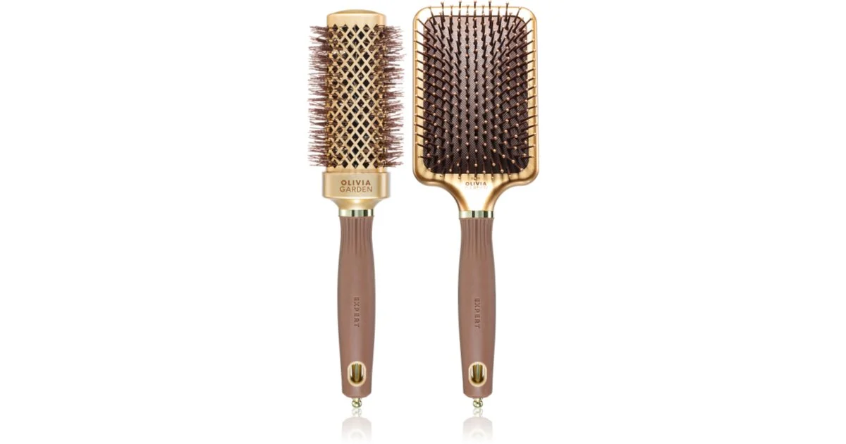 Olivia Garden Brown & Gold Set confezione regalo per capelli da donna