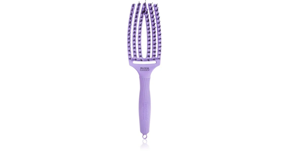 Olivia Garden Finger Brush Combo Medium molti colori Bloom lavanda