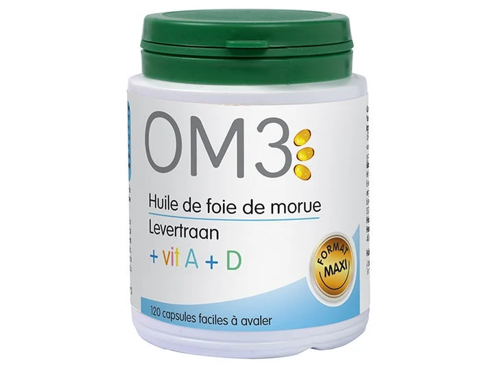 OM3 Olio di Fegato di Merluzzo - Vit A +D - 120 Capsule
