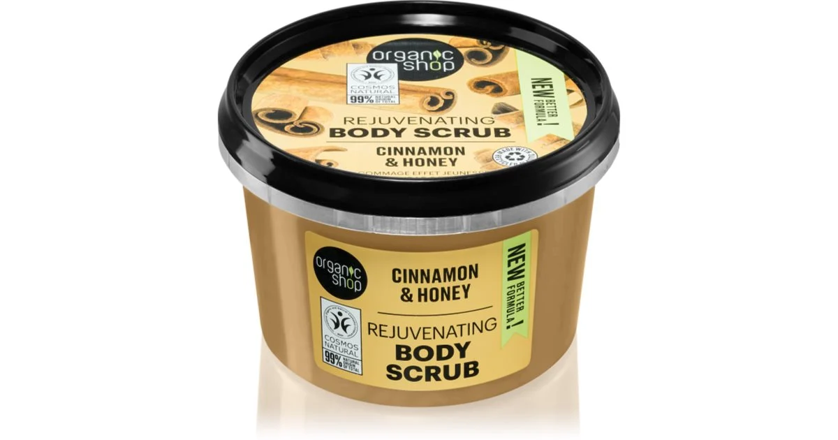 Organic Shop Cannella e miele scrub delicato corpo 250 ml