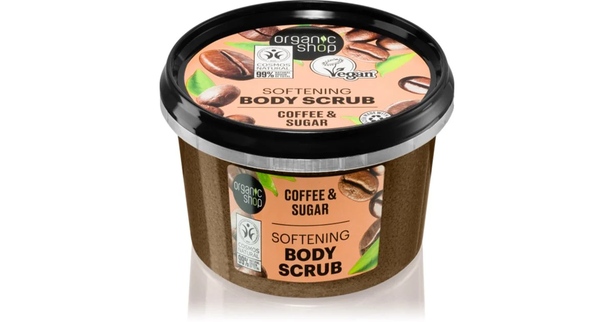 Organic Shop Organic Caffè e zucchero scrub corpo al caffè 250 ml