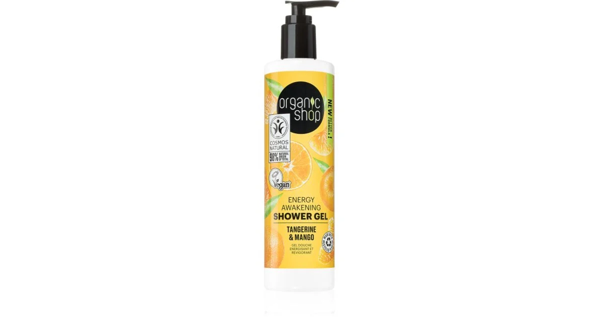 Organic Shop Mandarino & Mango gel doccia energizzante 280 ml