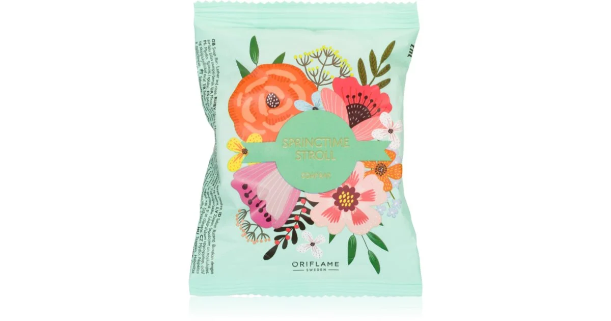 Oriflame Springtime Stroll sapone detergente solido 75 g