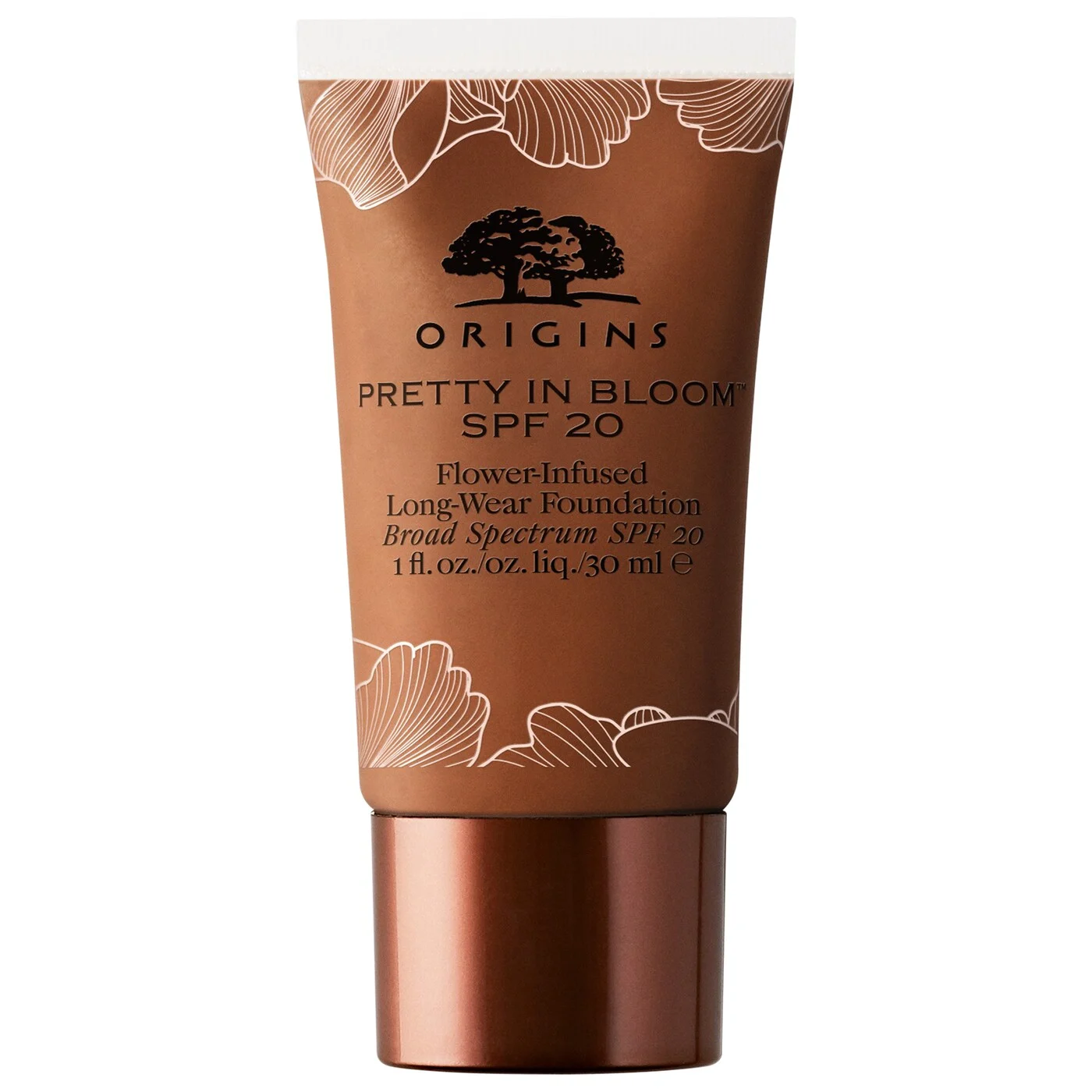 Origins, Pretty In Bloom, lunga durata, fondotinta in crema 720 Very Deep Cool SPF 20 30 ml