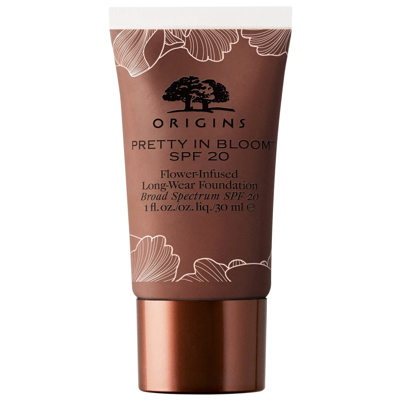 Origins, Pretty In Bloom, lunga durata, fondotinta in crema Nr. 730 Very Deep Warm SPF 20 30 ml