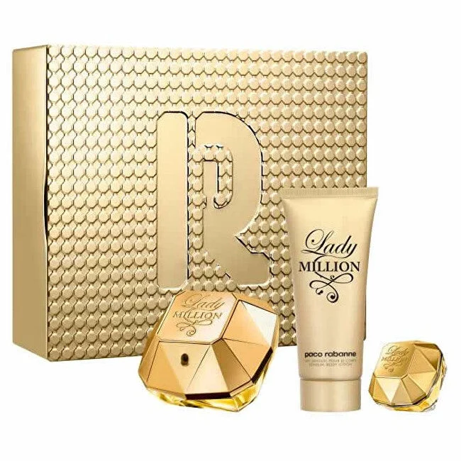 Rabanne Lady Million - EDP 80 ml + lozione per il corpo 100 ml + EDP 5 ml
