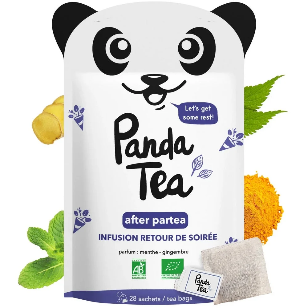Panda Tea - Dopo Partea - Infuso Sera Ritorno - BIOLOGICO - 28 bustine