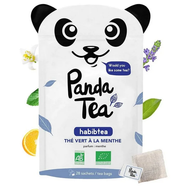 Tè Panda - Habibtea - Tè Verde alla Menta - BIOLOGICO - 28 bustine