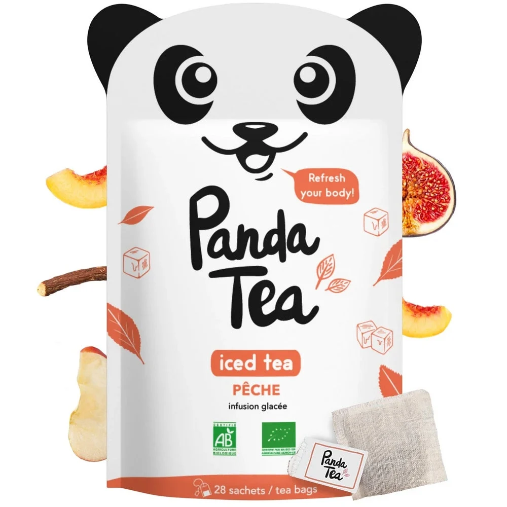 Panda Tea - Tè Freddo - Pêche - BIO - 28 bustine