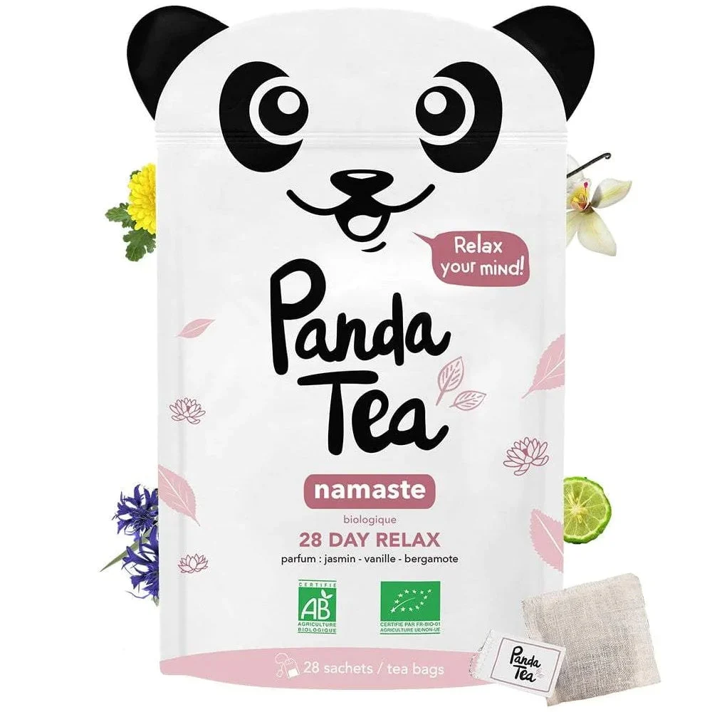 Panda Tea - Namaste - Thé Noir Jasmin - BIO - 28 bustine