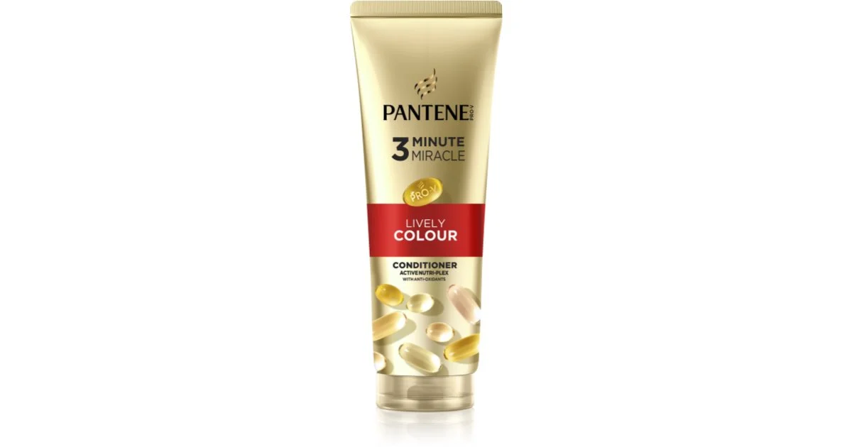 Pantene 3 Minute Miracle Lively Colour balsamo per capelli rovinati e tinti 220 ml