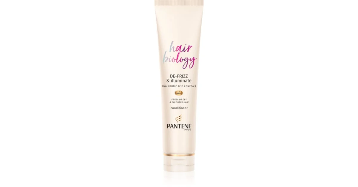 Pantene Biology illuminante e anticrespo balsamo per capelli secchi e tinti 160 ml