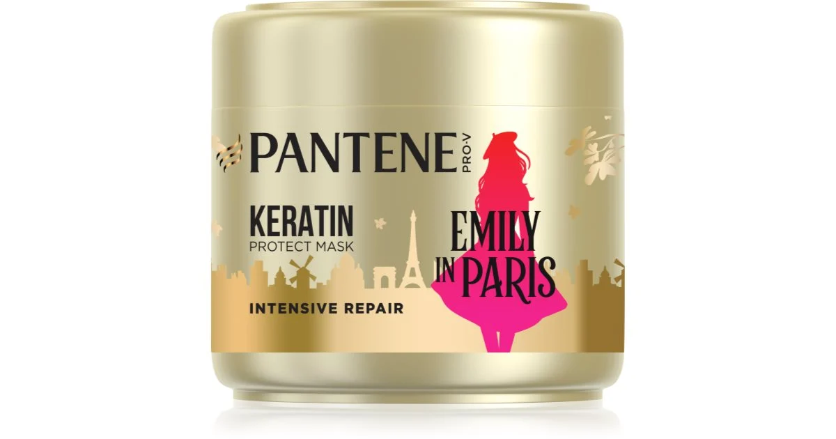Pantene Pro-V Emily in Paris maschera rigenerante per capelli rovinati con cheratina 300 ml