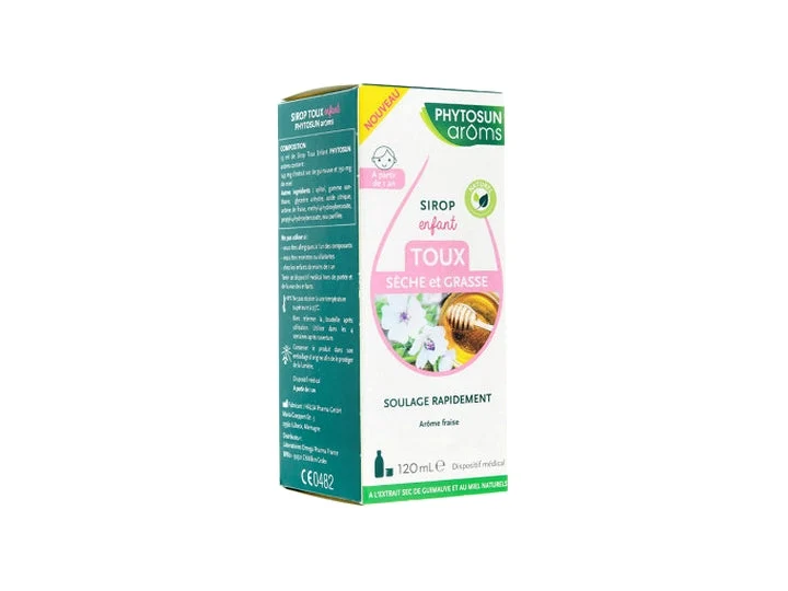 Phytosun Aroms Sciroppo Bambino Tosse Secca & Grassa Aroma Fragola 120ml